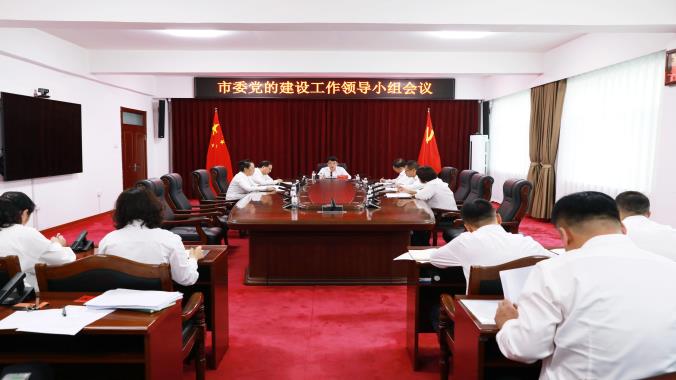 何大海主持召开市委党的建设工作领导小组会议